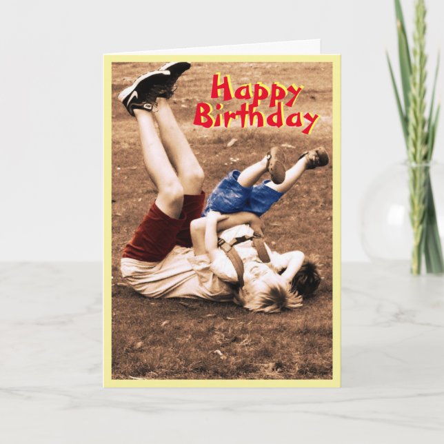 La mejor tarjeta de cumpleaños de Brother (Anverso)