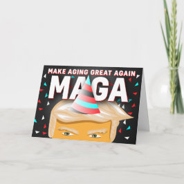 La mejor tarjeta de cumpleaños de MAGA Donald Trum