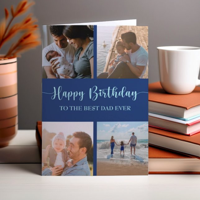 La Mejor Tarjeta de Cumpleaños para Papá Collage A (Subido por el creador)