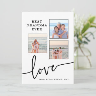 La mejor tarjeta de fotos de la vida de la abuela