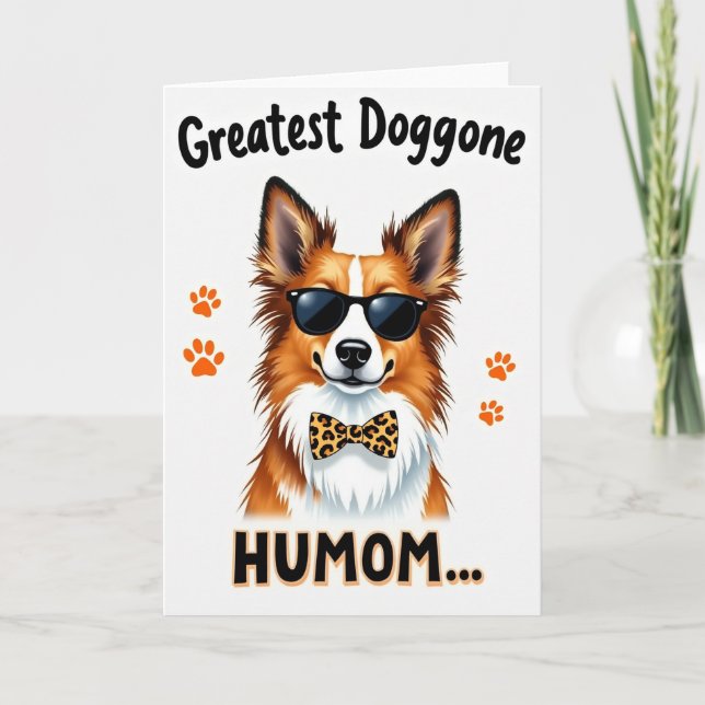 La mejor tarjeta de Humom para perros (Anverso)
