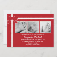 La mejor tarjeta de Invitación para bebés y Navida