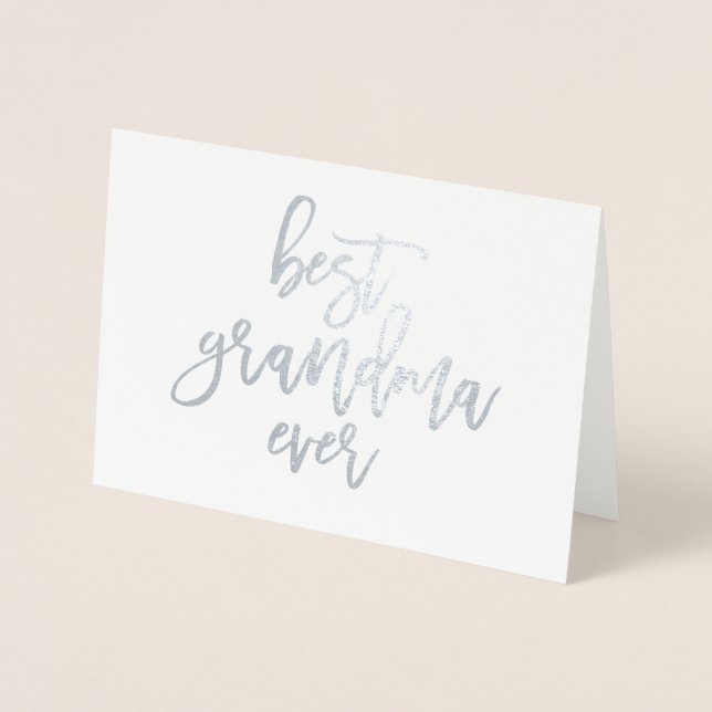 La mejor tarjeta de Relieve metalizado real de la  (Anverso)