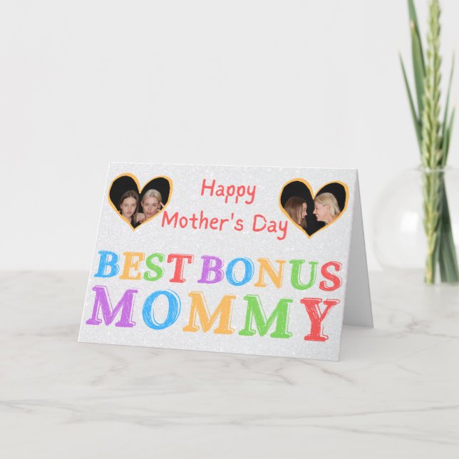 La mejor tarjeta del día de la madre, madre Person (Anverso)