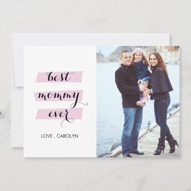 La mejor tarjeta del día de mamá de todos los tiem (Anverso)