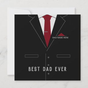 La mejor tarjeta del día del padre de DAD - Person