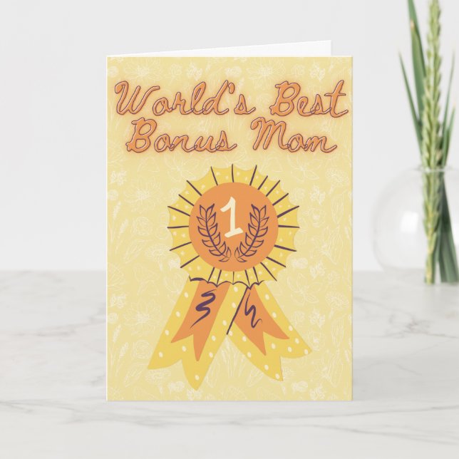 La mejor tarjeta del mundo para el Día de la Madre (Anverso)