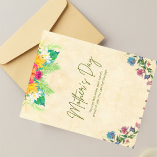 La mejor tarjeta floral del día de la madre jamás