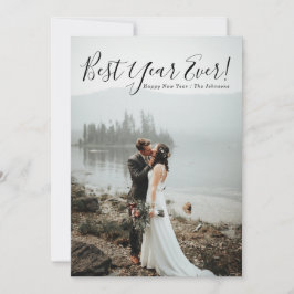 La mejor tarjeta fotográfica de Año Nuevo de Año N