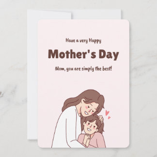 La mejor tarjeta regalo del día de la madre que pu