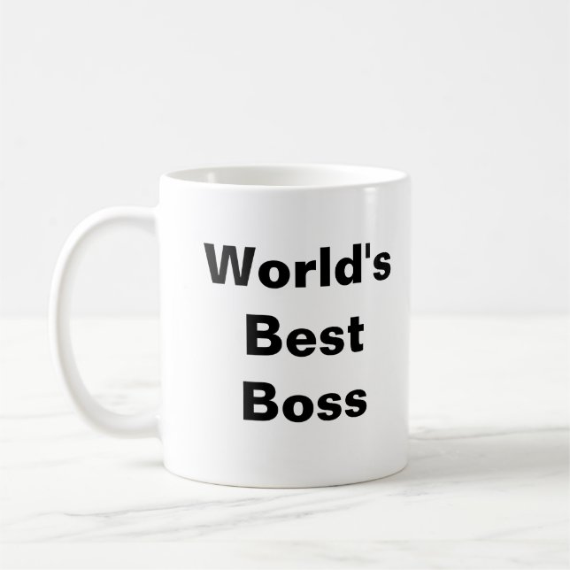 La mejor taza de Boss del mundo (Izquierda)