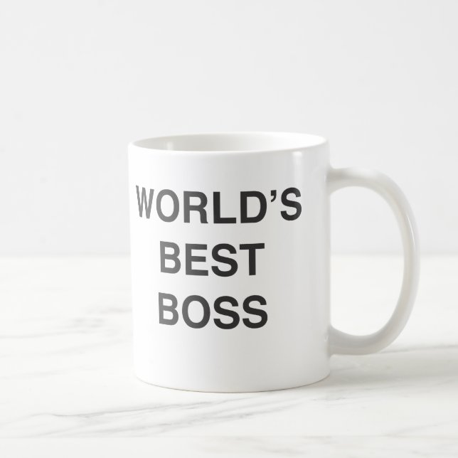 La mejor taza de Boss del mundo (Derecha)