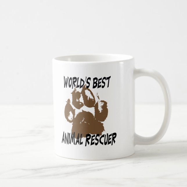 La mejor taza de café animal del salvador del (Derecha)