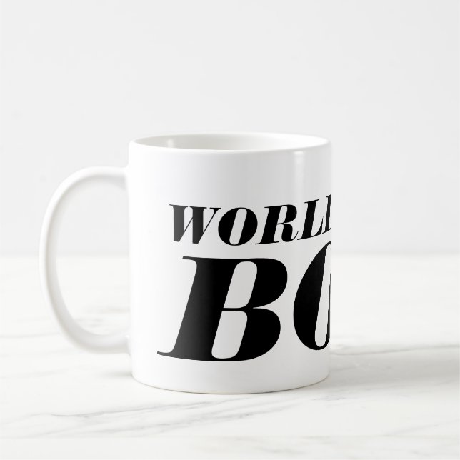 La mejor taza de café de Boss del mundo (Izquierda)