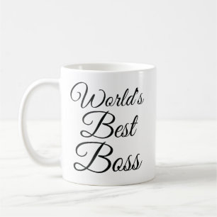 La mejor taza de café elegante de Boss del mundo