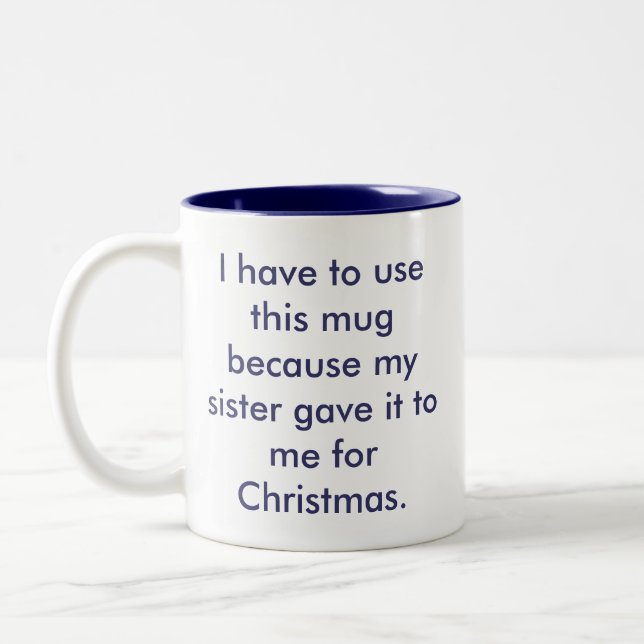 La mejor taza de la hermana (Izquierda)