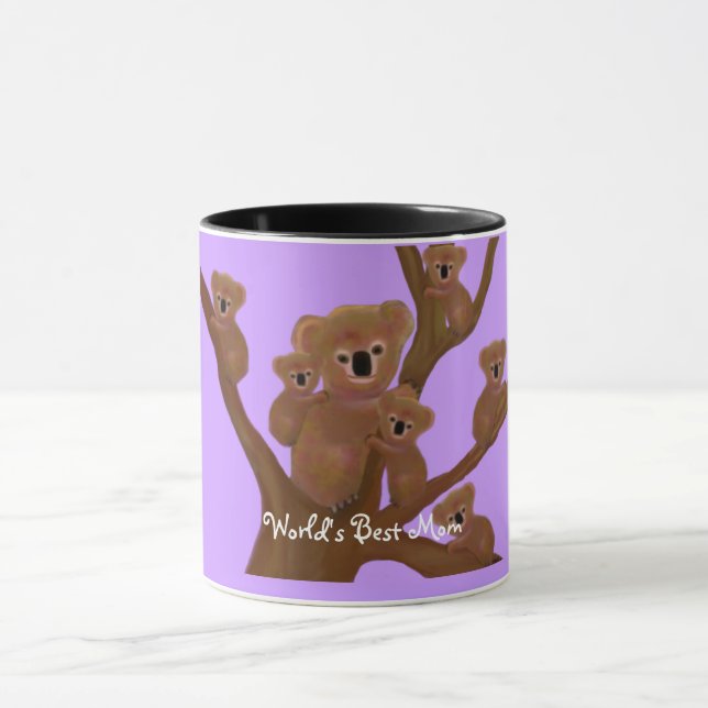La mejor taza de la mamá de la koala (Centro)