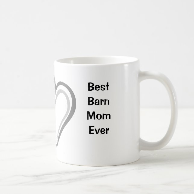 La mejor taza de la mamá del granero (para los (Derecha)