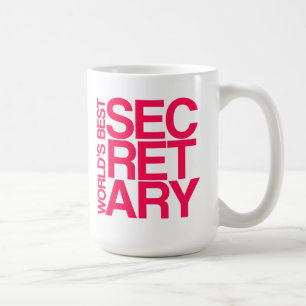 La mejor taza de la secretaria café del mundo