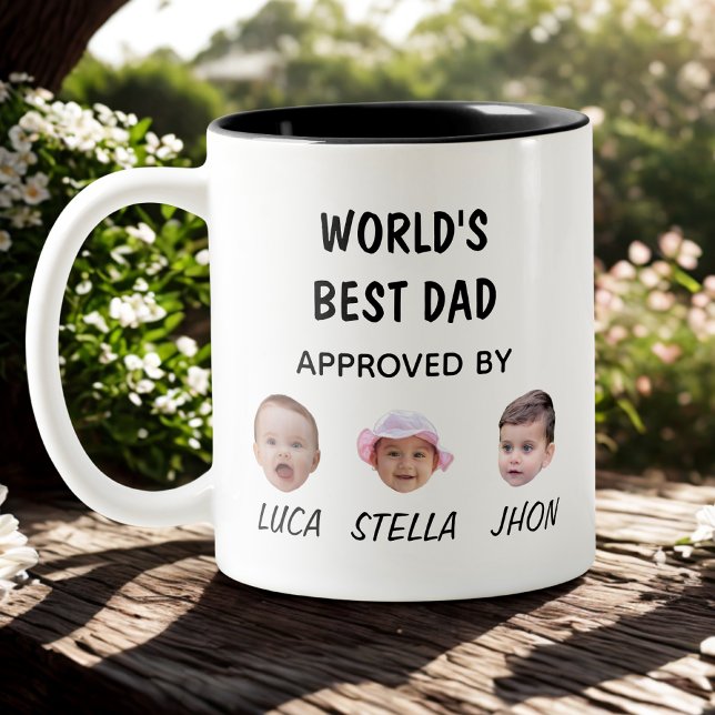 La mejor taza de papá del mundo | Personalizado Ba (Subido por el creador)