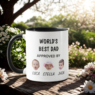 La mejor taza de papá del mundo | Personalizado Ba