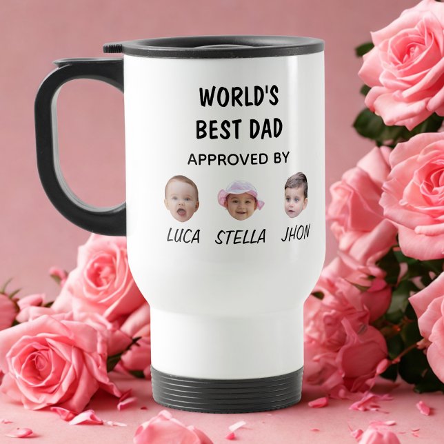 La mejor taza de papá del mundo | Personalizado Ba (Subido por el creador)