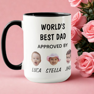 La mejor taza de papá del mundo   Personalizado Ba