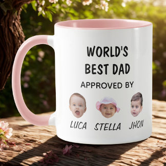 La mejor taza de papá del mundo | Personalizado Ba