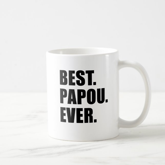 La mejor taza de Papou nunca (Derecha)