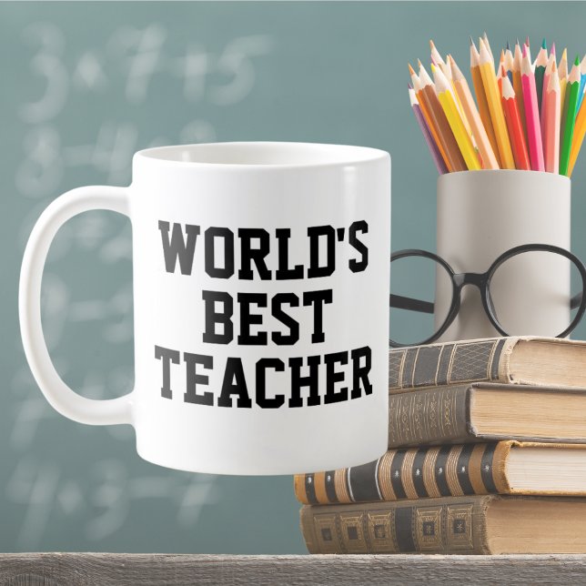 La mejor taza de regalo para profesores del mundo (World's Best Teacher Gift Mug
)