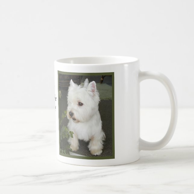 La mejor taza del oeste de Terrier de la montaña (Derecha)