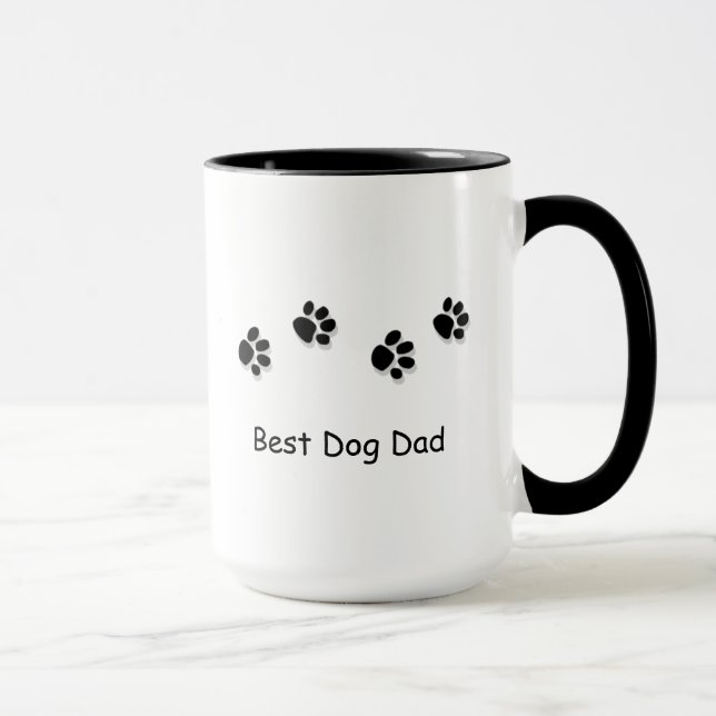 La mejor taza del papá del perro (Derecha)