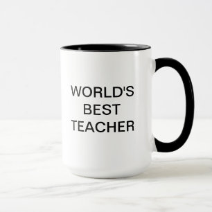 La mejor taza del profesor de la palabra