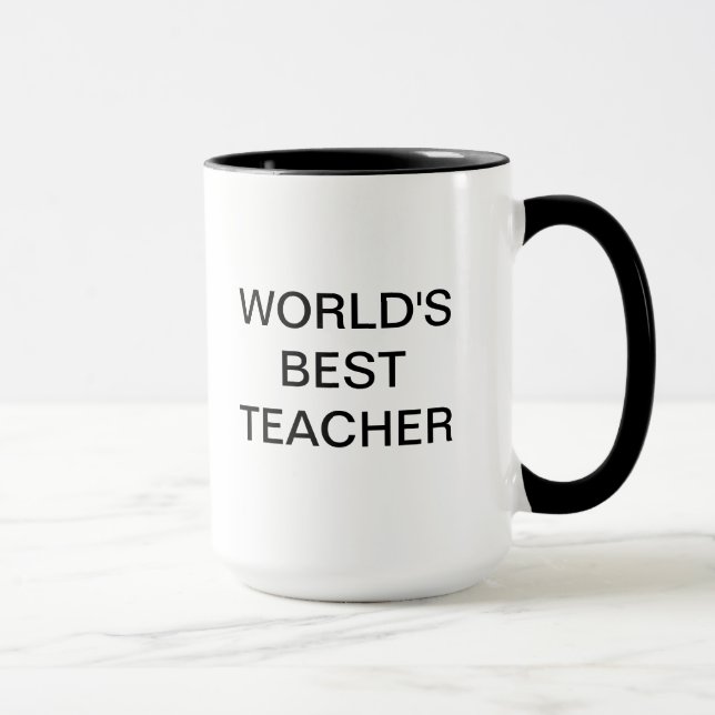La mejor taza del profesor de la palabra (Derecha)