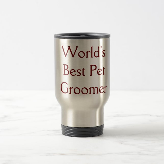 La mejor taza del viaje del Groomer del mascota (Centro)