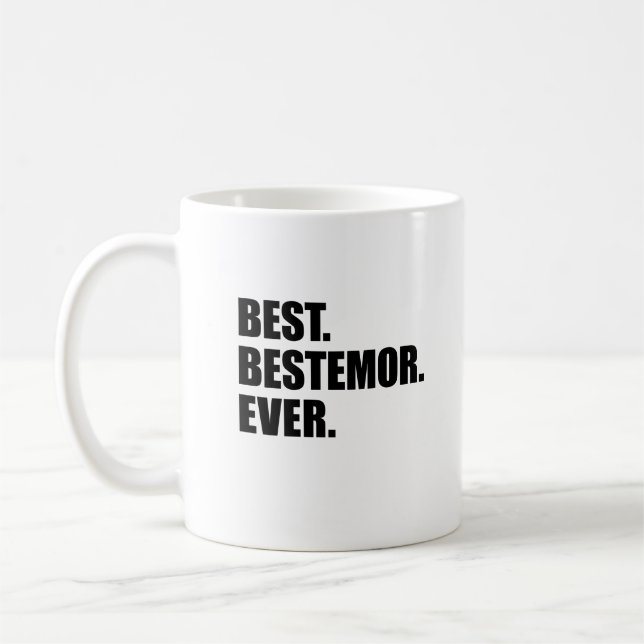 La mejor taza siempre noruega de la abuela de (Izquierda)