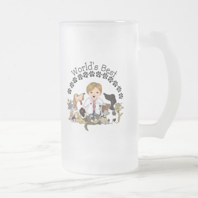 La mejor taza veterinaria del mundo - pelo rubio (Derecha)
