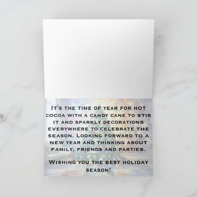 La mejor temporada de vacaciones Árbol de Navidad  (Interior)