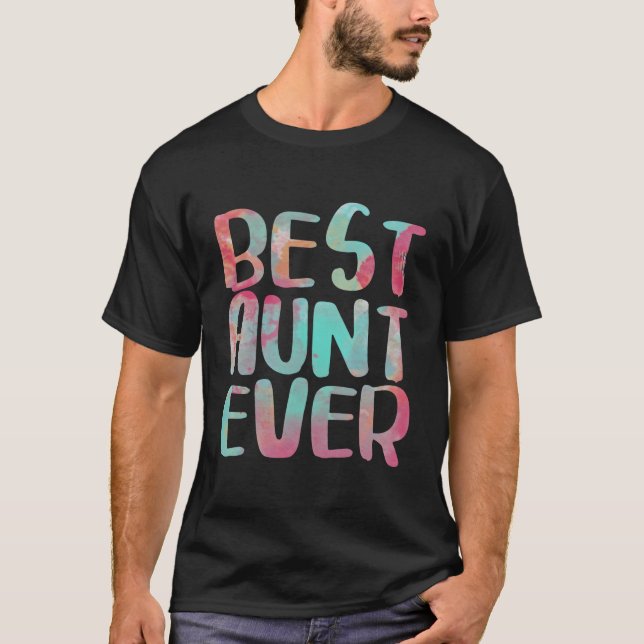 La mejor tía de la camiseta de la tía (Anverso)