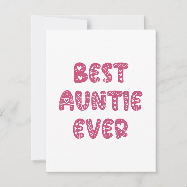 La mejor tía de todos (Anverso)