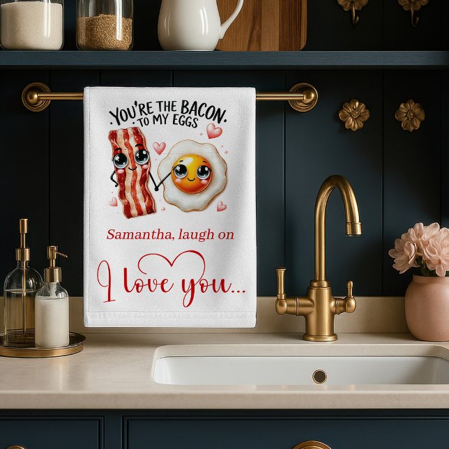 La mejor toalla de cocina divertida para el Día de (Best Valentine’s Gift Funny Food Kitchen Towel)