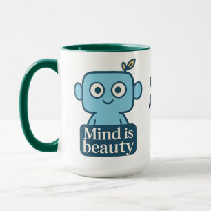 La mente es la taza motivadora de belleza