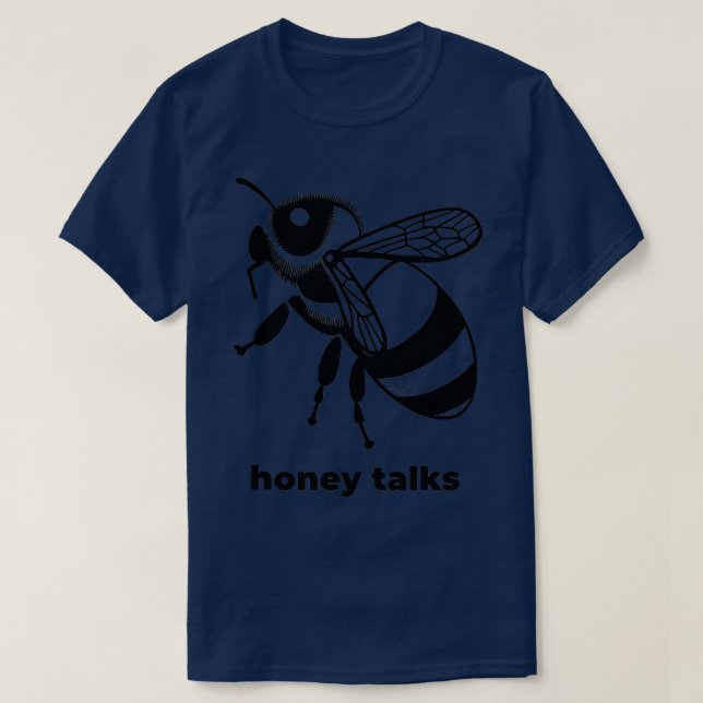 La miel de abeja de miel divertida habla Tank Top (Diseño del anverso)