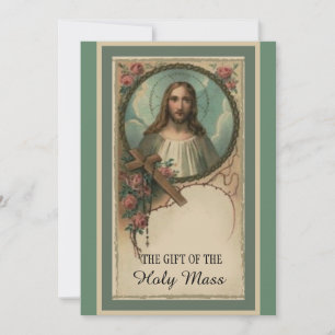 La misa católica ofrece el corazón sagrado