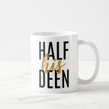 La mitad de su taza de regalo de Deen Nikkah para