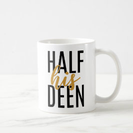 La mitad de su taza de regalo de Deen Nikkah para 