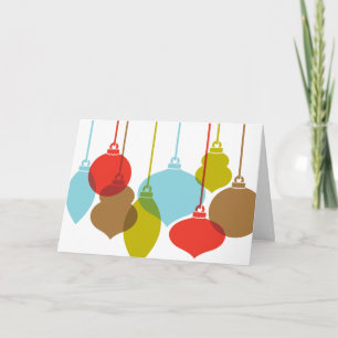 La MOD adorna tarjetas de Navidad retras
