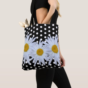La Moda Girly los puntos del Polka Blanco la bolsa
