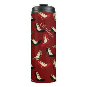 La moda se inclina el vaso termal de encargo