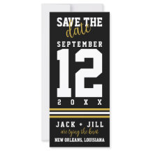 La moderna boda deportiva de oro negro salva la fe